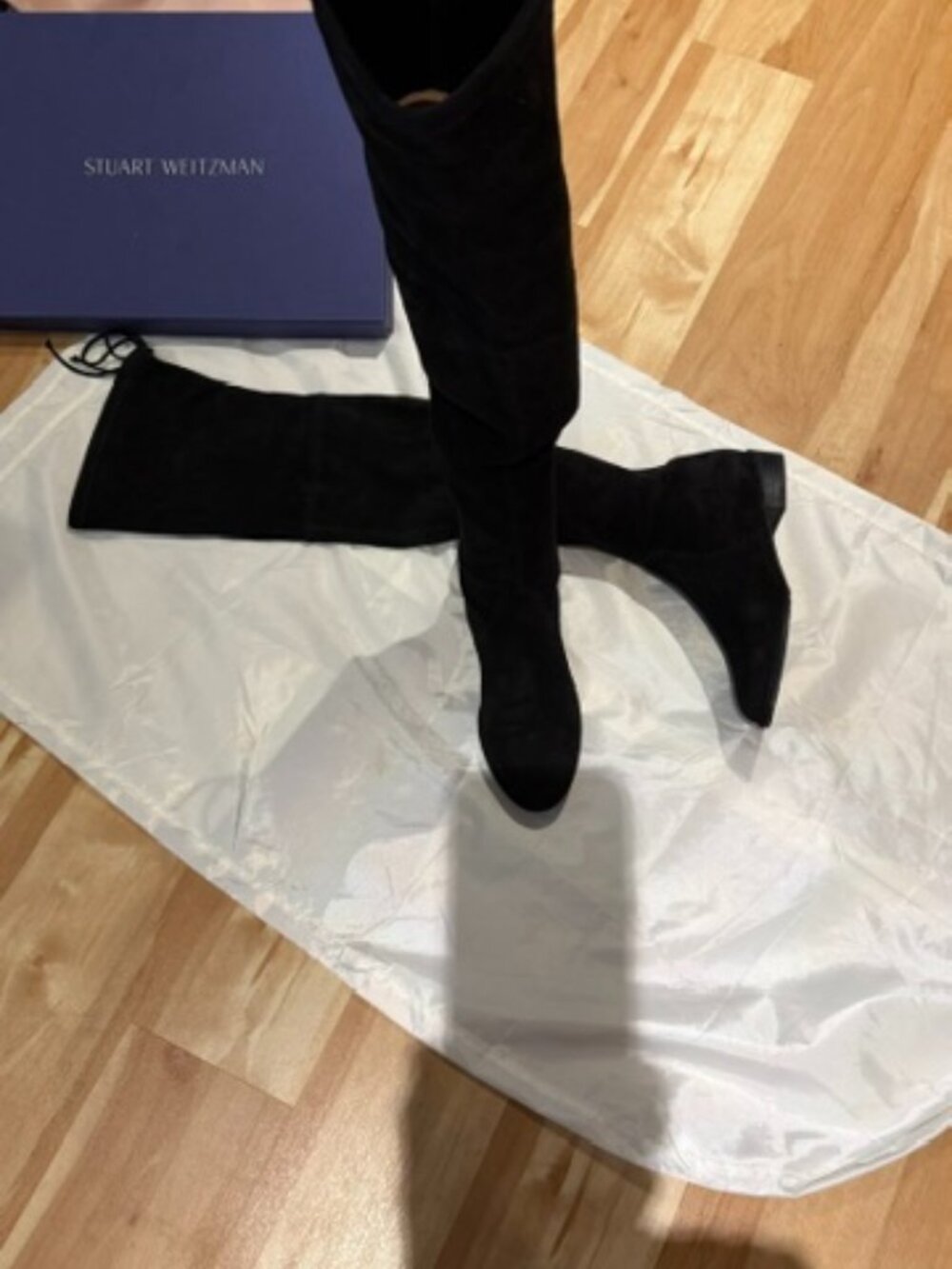 Stuart Weitzman tall over the knee suede booths